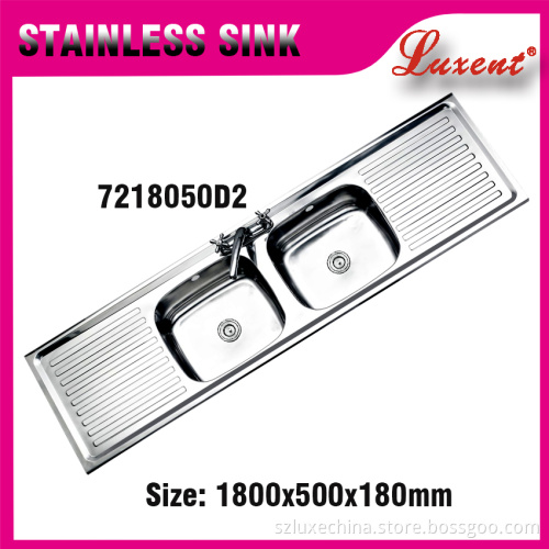 High Quality Stainless Steel Double Bowl Kitchen Sink